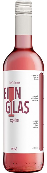 Ein Glas - Rose 0,75 l