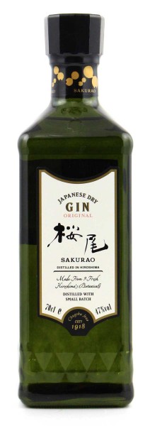 Sakurao 9 Botanicals Gin 47% 0,7 l