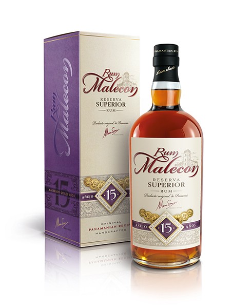 RUM MALECON RESERVA SUPERIOR 15 AÑOS 40% 0,7 l