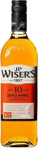 J.P.Wiser S Triple Barrel 0,7 l
