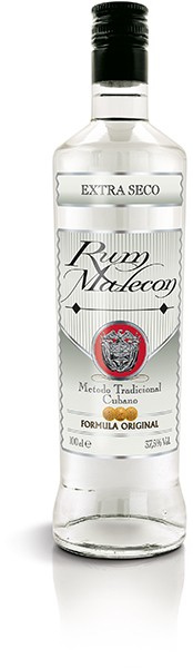 RUM MALECON EXTRA SECO 37,5% 1,0 l