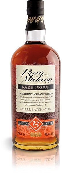 RUM MALECON RARE PROOF 13 YEARS SMALL BATCH 2006 50,5% 0,7 l
